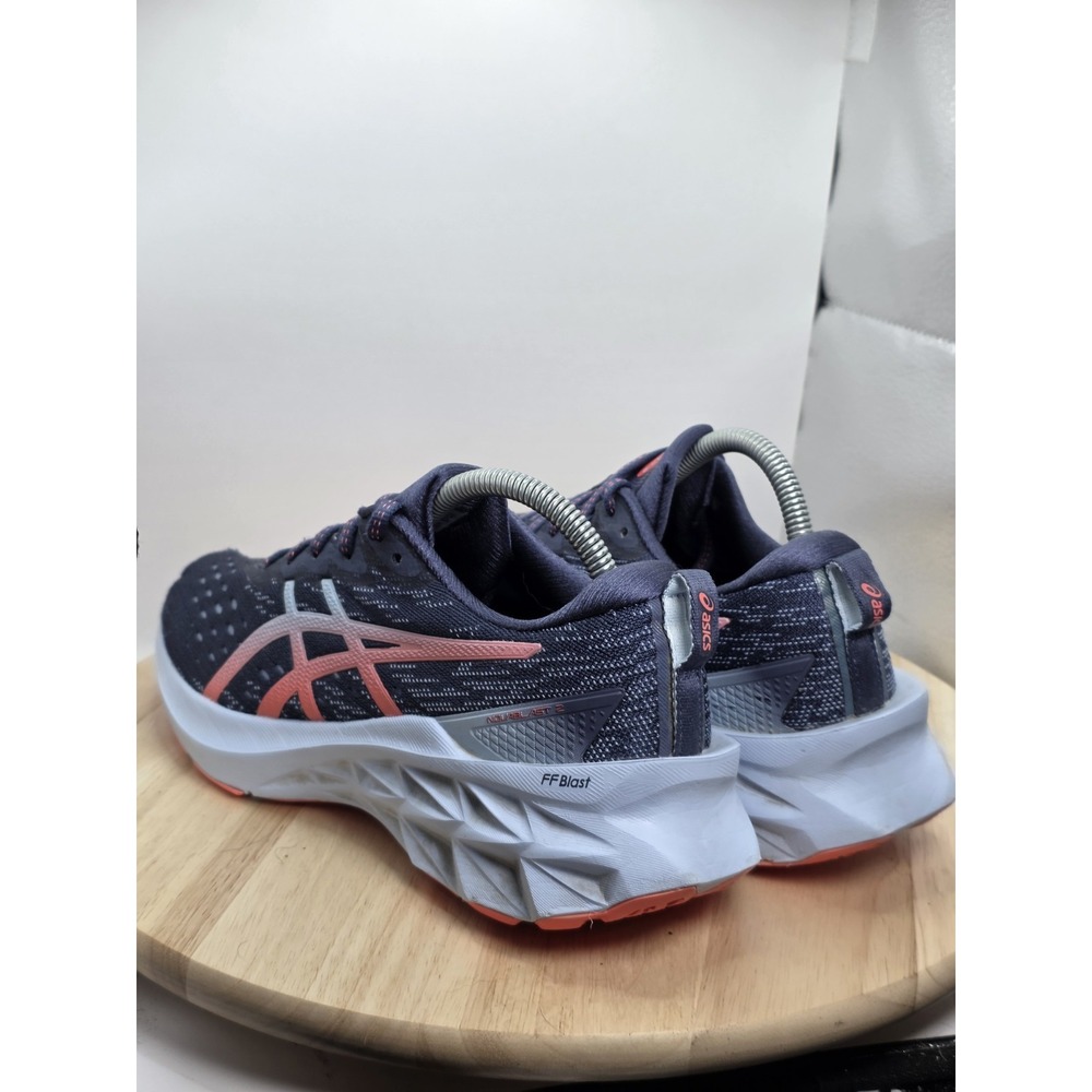 Women's Size 9.5 - ASICS Novablast 2 Blue Road Running Sneakers 1012B049 - Picture 7 of 11